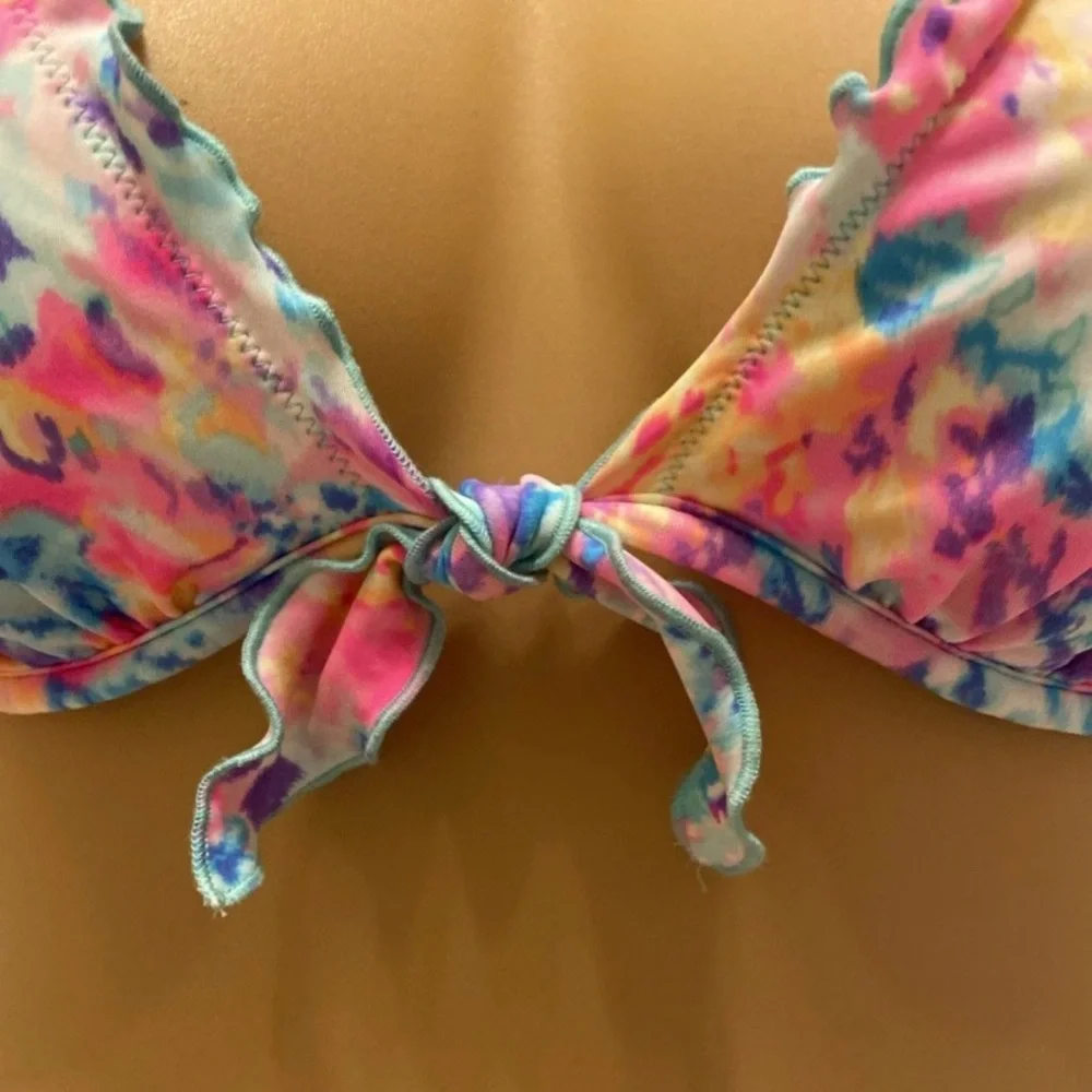 Victoria's Secret Pastel Watercolor Tie-Dye Bikini
